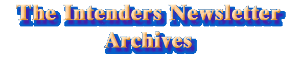 The Intenders NewsletterArchives